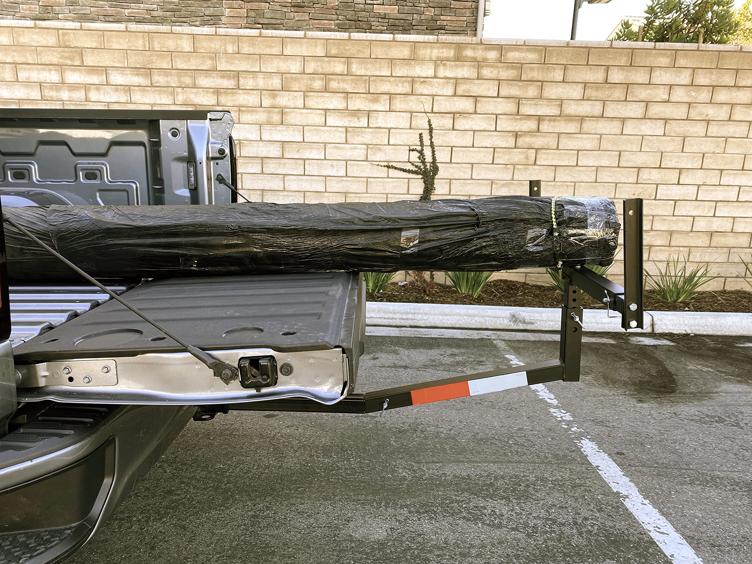 MaxxHaul 70231 Black Hitch Mount Truck Bed Extender - 37
