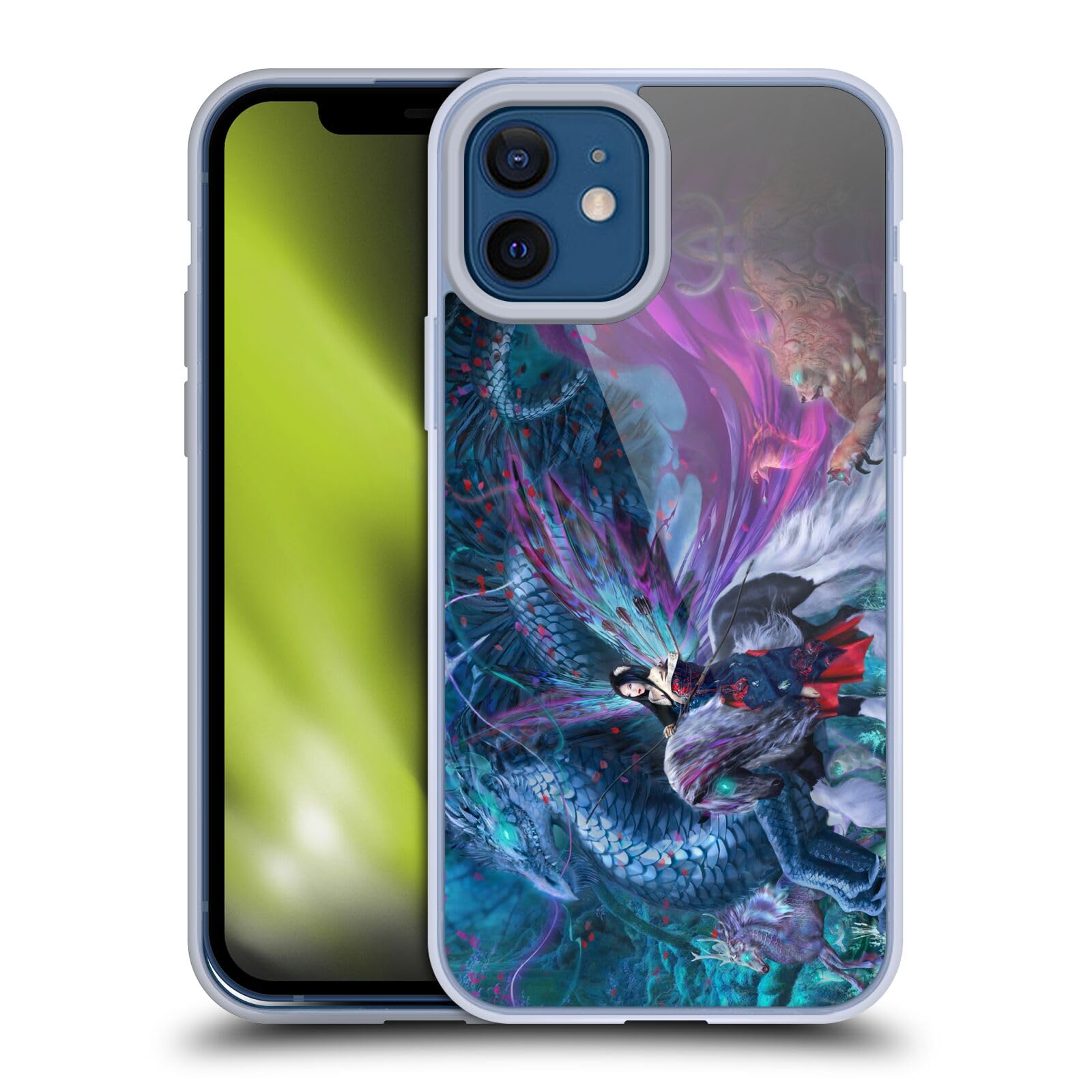 Officially Licensed Ruth Thompson Ride of The Yokai Dragons Soft Gel Phone Case for Apple iPhone 12 & 12 Pro - Protective Cover with Unique Artwork for Anime Fans & Pop Culture Enthusiasts