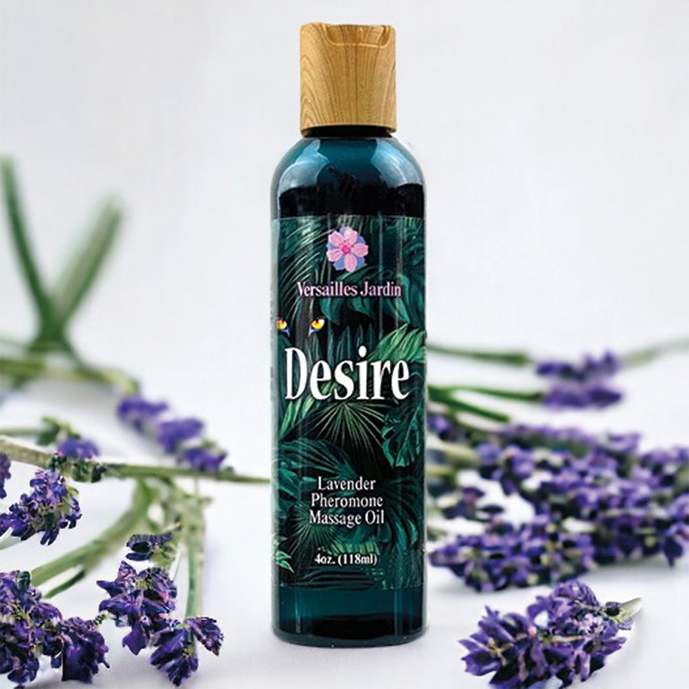 Desire Scented Pheromone Massage Oil for Couples - Romantic Arousal & Sensual Massage Lotion - Perfect for Date Nights & Intimate Moments
