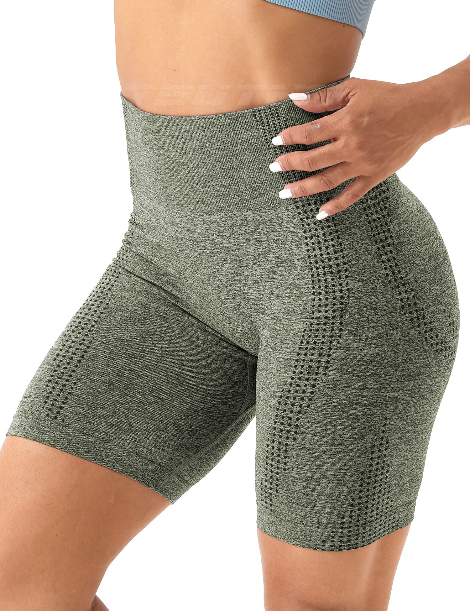 TSUTAYA Women's High Waist Seamless Workout Shorts - Gym Running Cycling Yoga Athletic Shorts for Women | Perfect for Fitness, Training & Active Lifestyle