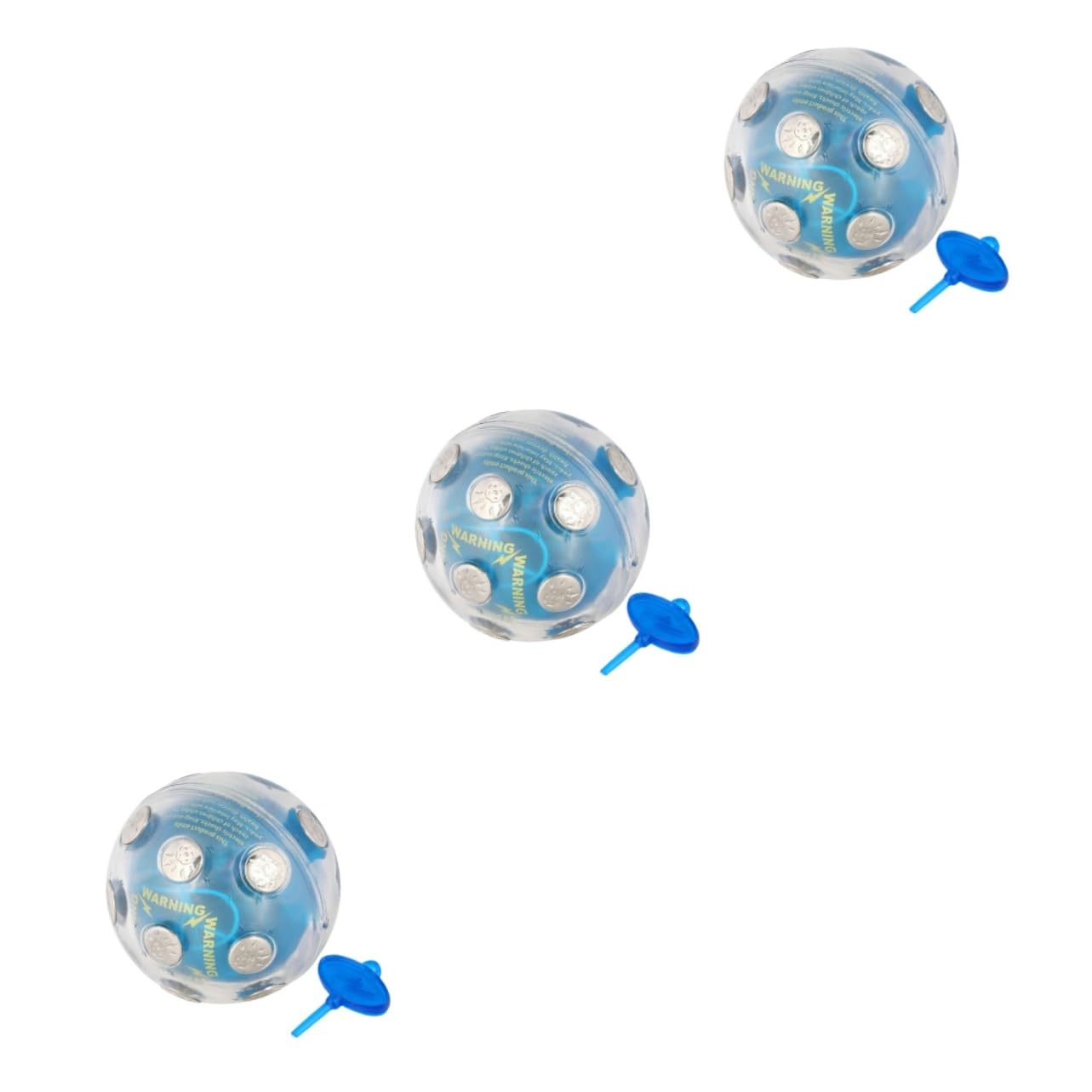 TOYANDONA 3-Pack Electric Shock Ball Toy - Blue Prank Trick Ball for Kids, Stress Relief & Party Fun - Interactive Joke Gifts for Boys & Girls - Great for Birthday Parties, Office Pranks & Stress Relief