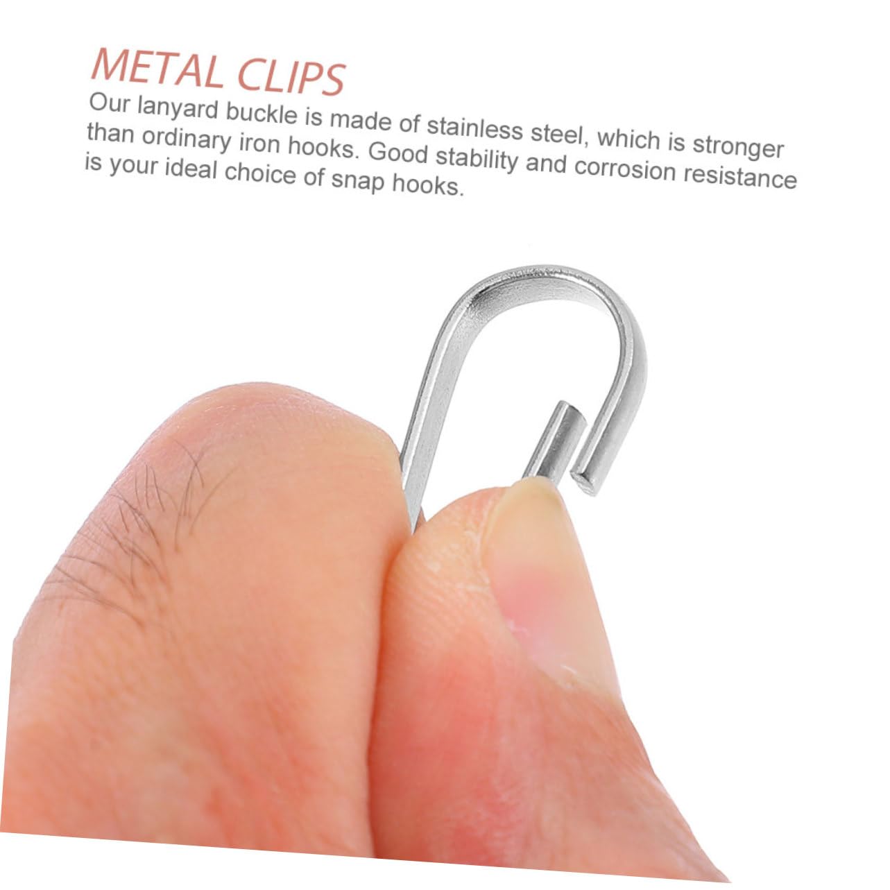 30pcs Snap Hook Clips - Heavy Duty Metal Lanyard Hooks for Keychains, DIY Crafts, Flag Pole Clips & Small Carabiners - Perfect for Outdoor Gear, Camping Accessories & Pet Leashes