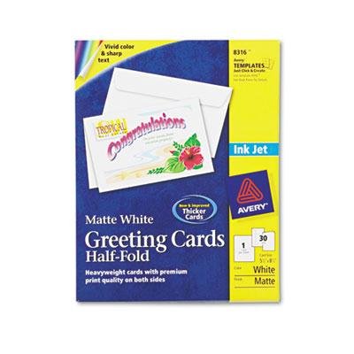 Avery Half-Fold Greeting Cards 2-Pack - 5.5