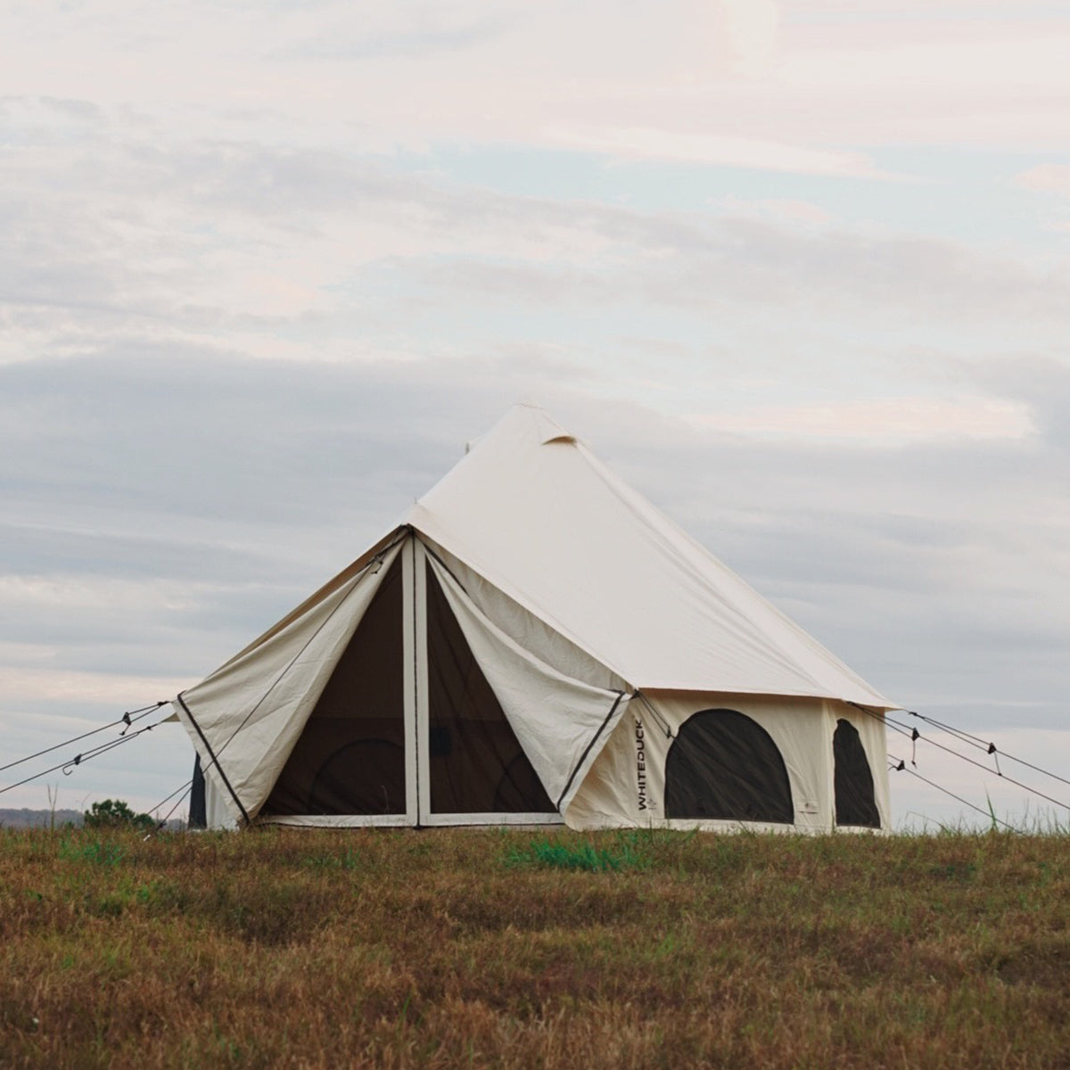 16.5' Avalon Bell Tent - Waterproof Canvas Camping Tent for Outdoor Adventures, Family Gatherings & Glamping - Spacious & Durable Shelter for Camping, Festivals & Backyard Parties