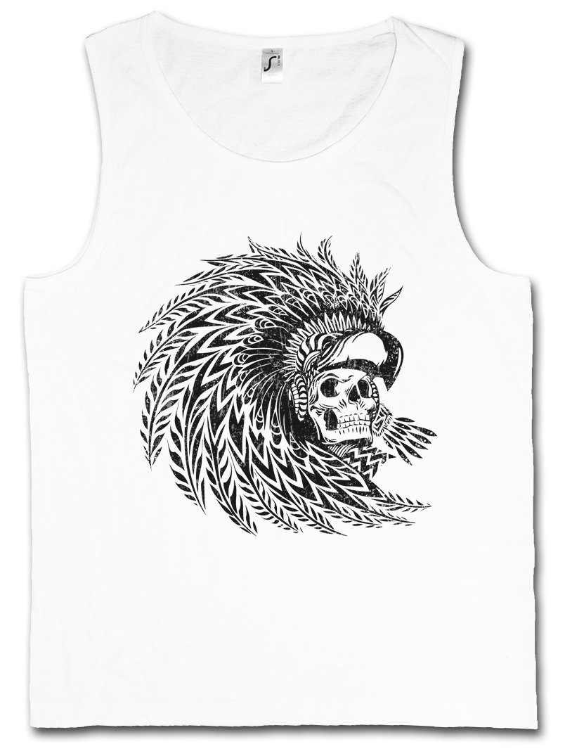 Dead Aztec Warrior Men's Tank Top - Breathable Gym Shirt for Workout & Training - Perfect for Fitness, Bodybuilding & Casual Wear