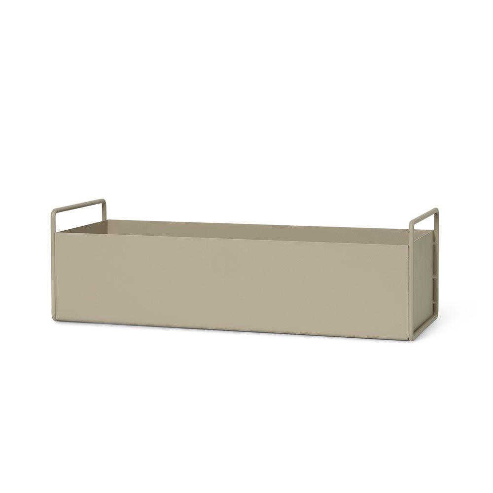 FERM LIVING Small Plant Box in Cashmere - Stylish Indoor Planter for Home Decor, Office, and Living Room