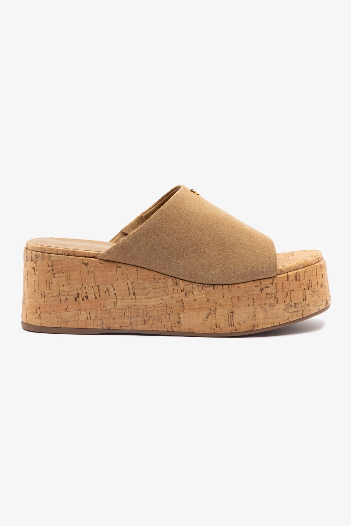Charli Mule Shoes in Peanut Suede - Comfortable Women's Slip-On Loafers for Casual Wear & Office Outfits