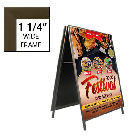 40x50 A-Frame Sign Holder with 1 1/4
