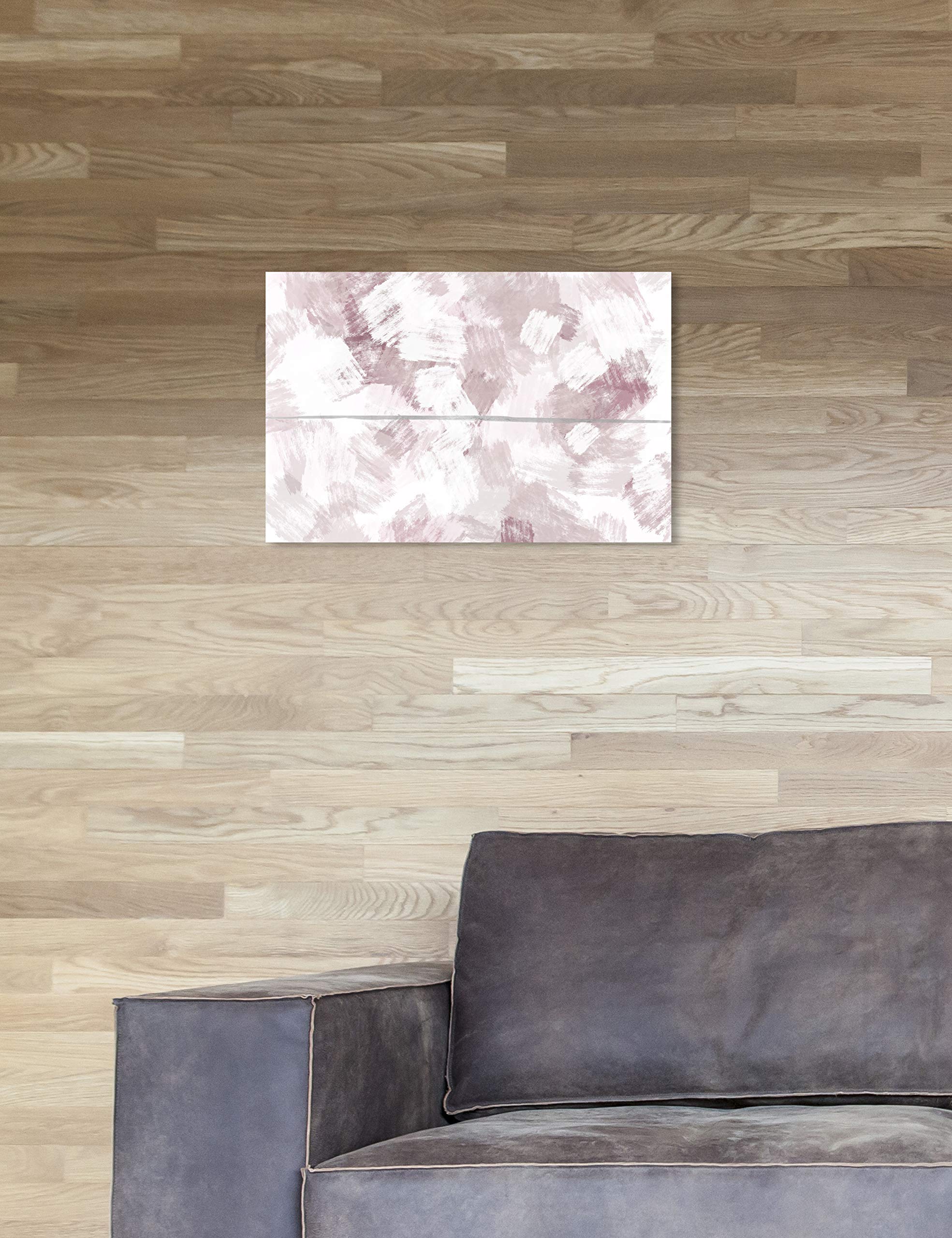 Abstract Wall Art Canvas Print 'Tweed in Taupe' - 15
