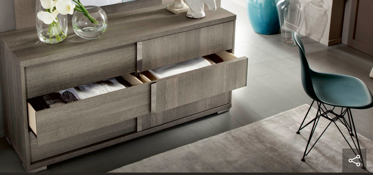 ALF TIVOLI BEDROOM COLLECTION - Luxury Bedroom Furniture Set with Nightstand & Dresser - Perfect for Master Bedroom, Guest Room & Home Decor