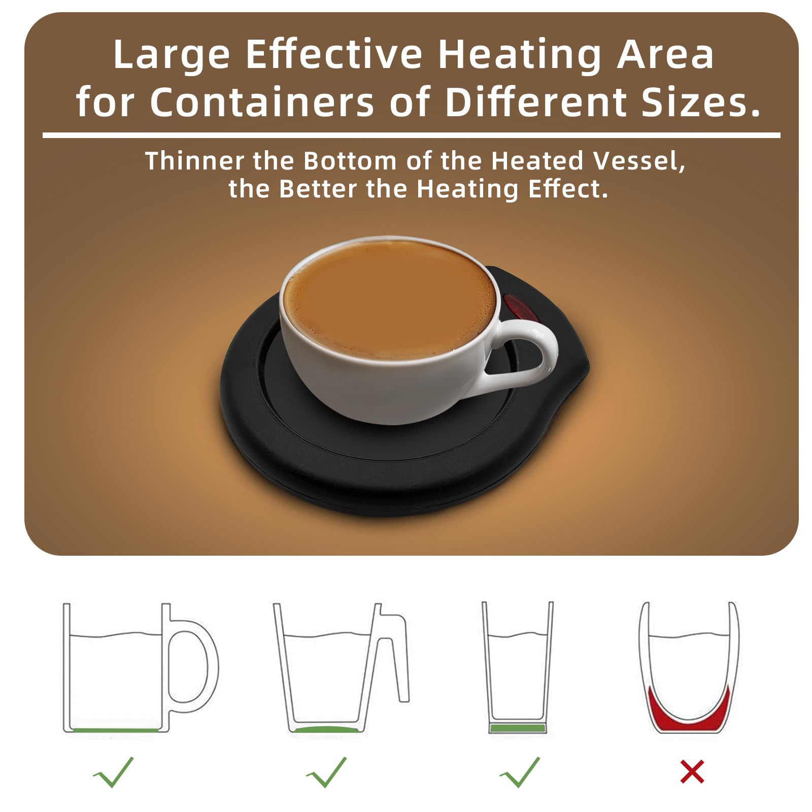**Aroma Diffuser & Electric Mug Warmer for Coffee, Tea, Cocoa & Soup - Perfect for Home, Office & Winter Gifts - Scented Candles & Relaxation**