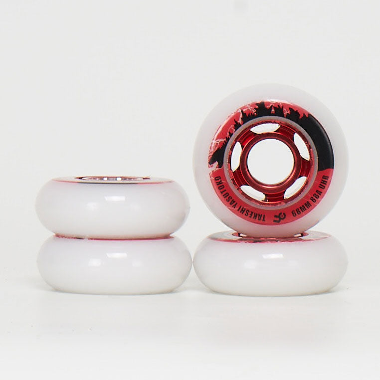 Undercover Takeshi Yasutoko Pro Skateboard Wheels 68mm 88a Aluminum Core - Smooth Ride for Street & Park Skating