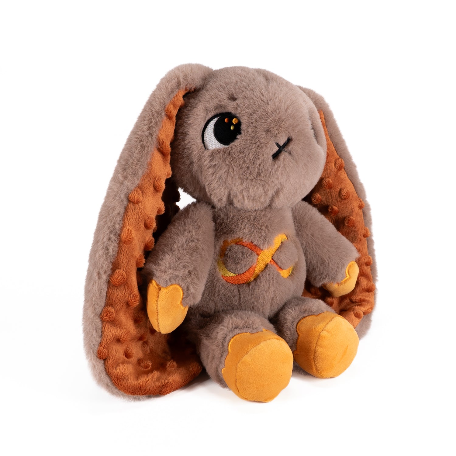 Plushie Dreadfuls Autism Spectrum Rabbit Gold Edition - Soft Stuffed Animal Toy for Kids, Comfort Plush for Autism Awareness & Sensory Needs - Perfect for Gifts, Therapy, and Emotional Support