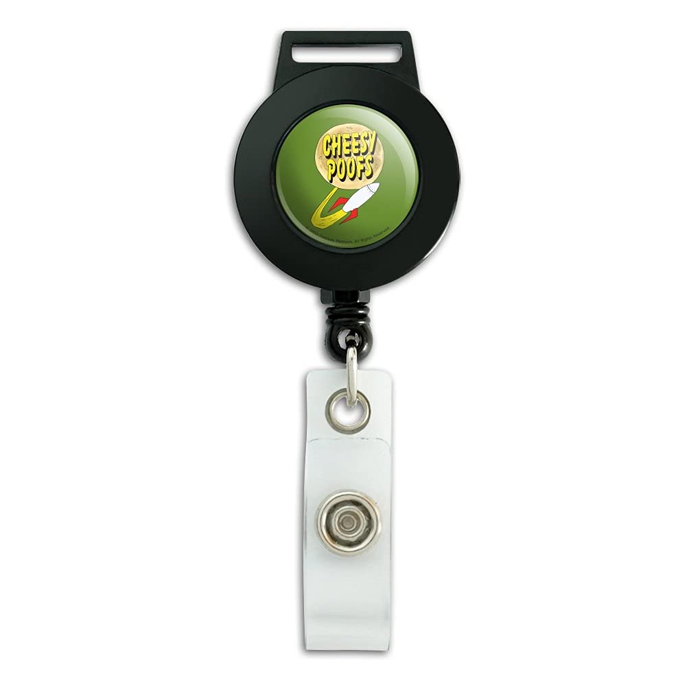 South Park Cheesy Poofs Logo Retractable Lanyard with ID Badge Holder - Perfect for Work, Conventions & Fan Events