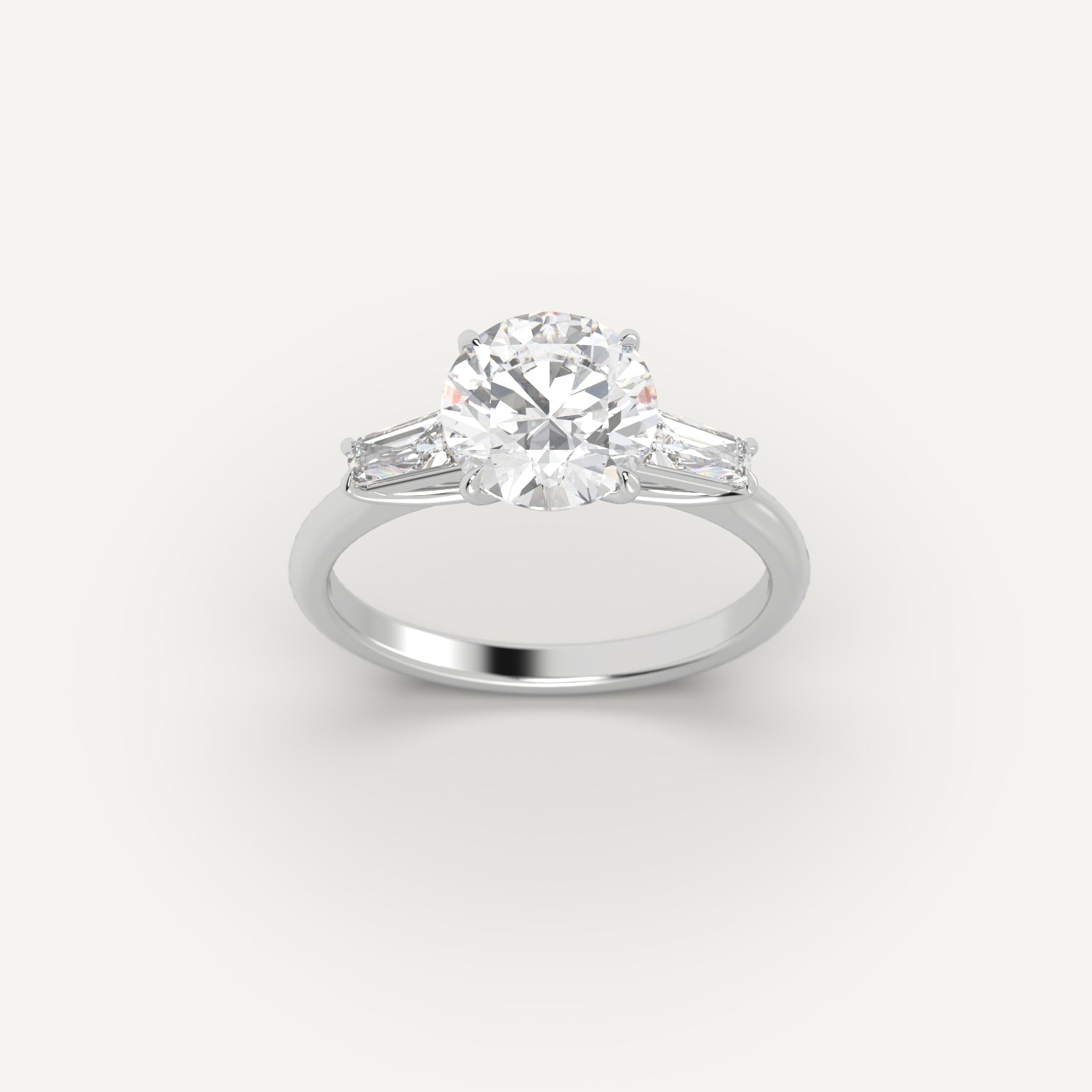 2 Carat Round Cut Diamond Ring – Elegant Solitaire Engagement Ring for Women, Perfect for Proposals, Anniversaries & Special Occasions
