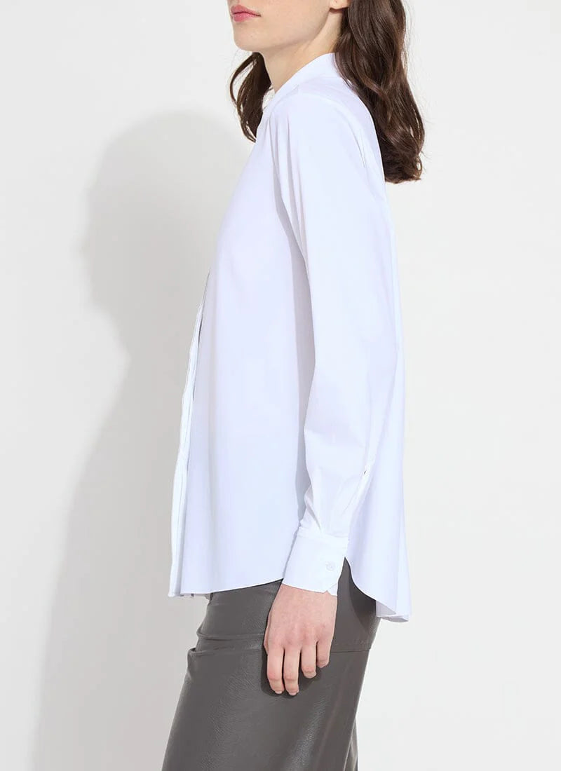 Connie Micro Beaded Shirt for Women - Elegant White Blouse with Beaded Details | Perfect for Parties, Weddings & Special Occasions