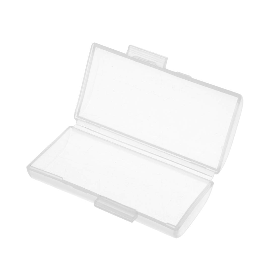 uxcell 10-Piece Clear AAA Battery Storage Case Holder - Holds 2 AAA Batteries Each | Perfect for Home, Office & Travel Organization