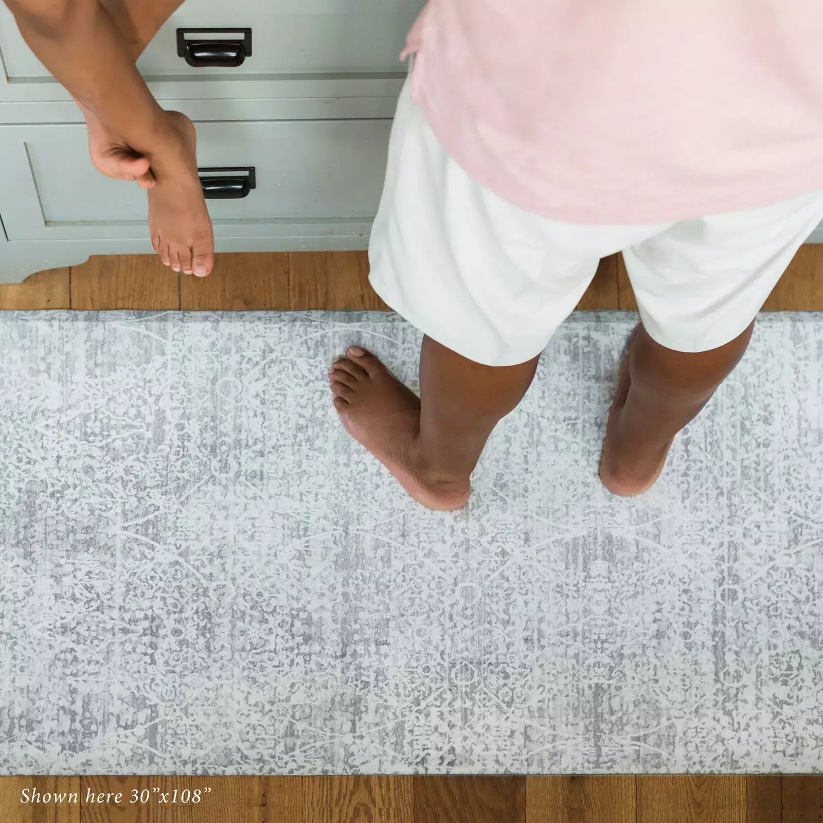 Nama Standing Mat with Minerals - Anti-Fatigue Comfort for Work & Home Office - Ergonomic Support for Long Standing Hours