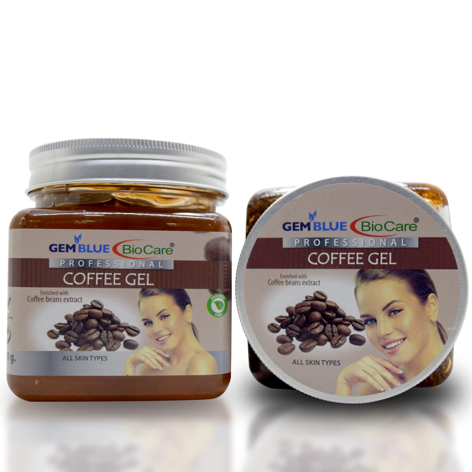 Biocare Professional Coffee Gel - 330ml Hydrating & Energizing Hair Treatment for Damaged Hair - Perfect for Salon & Home Use