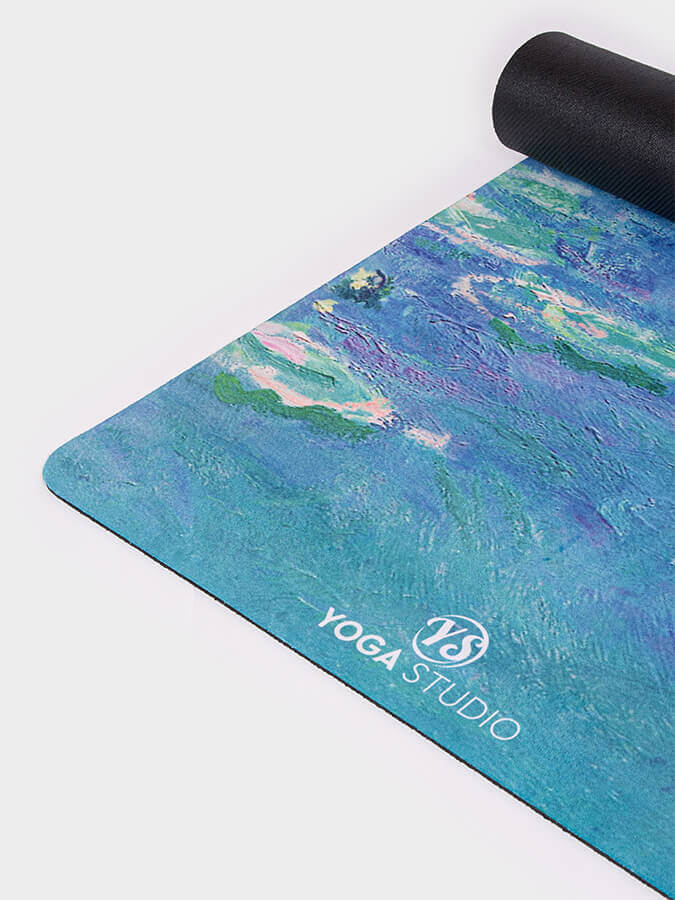 Eco-Friendly Vegan Suede Microfiber Yoga Mat 4mm - Non-Slip, Cushioned for Hot Yoga, Pilates & Home Workouts - Perfect for Beginners & Professionals