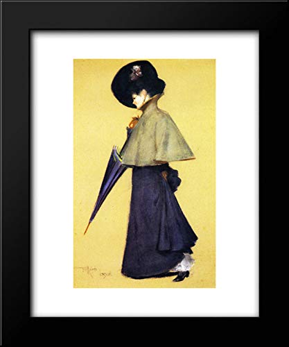 Tom Roberts Standing Woman Framed Art Print 15x18 - Elegant Wall Decor for Living Room, Bedroom & Office
