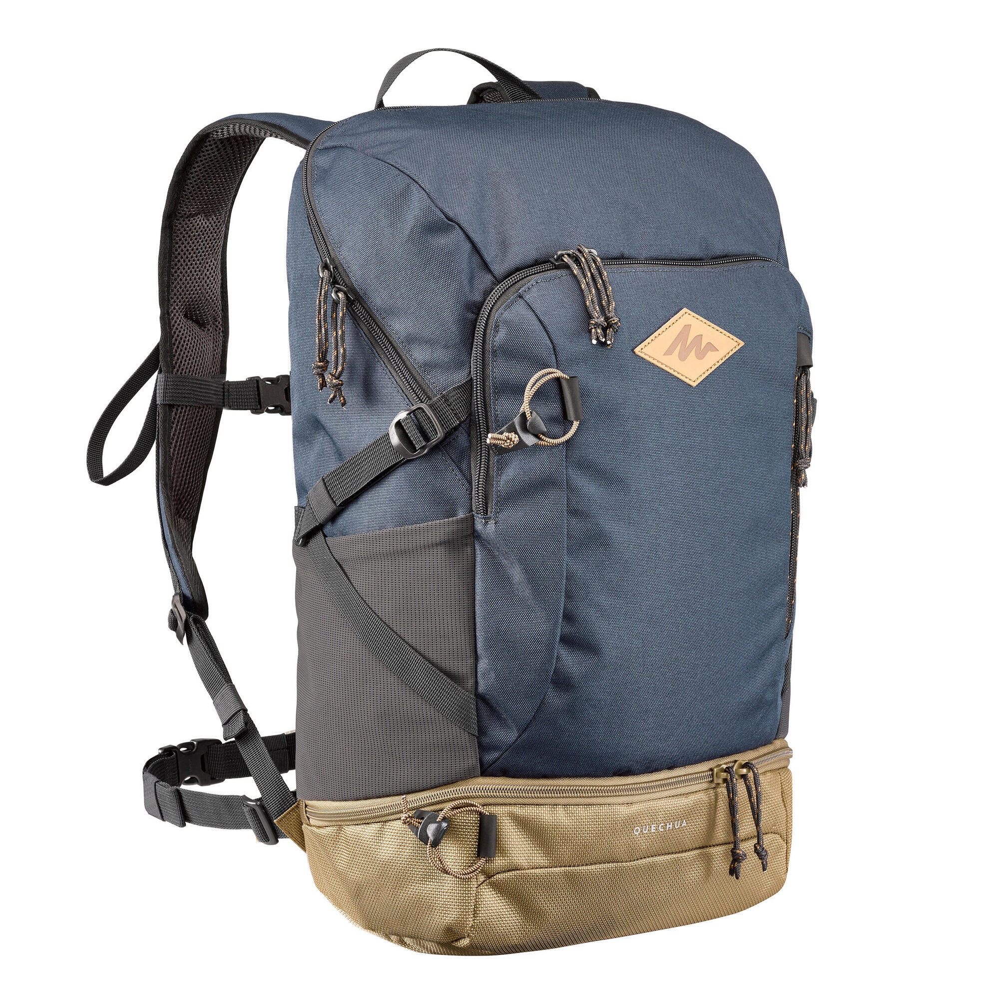 Quechua NH500 30L Hiking Backpack - Lightweight Water-Resistant Daypack for Outdoor Adventures, Camping & Travel