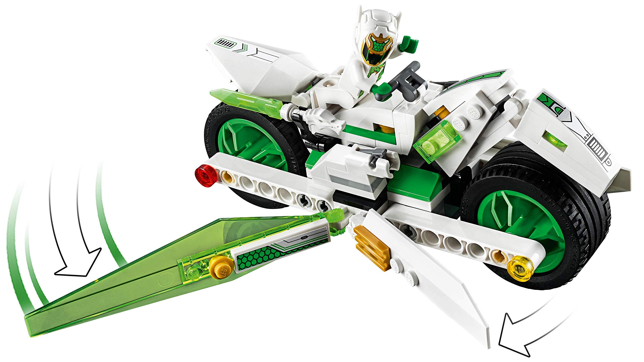 LEGO Monkie Kid White Dragon Horse Bike Building Set 80006 - Creative Construction Toy for Kids, Perfect for Playtime & Collectors