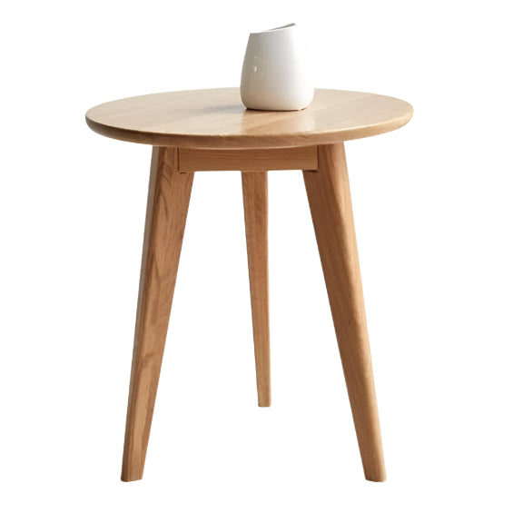 17.7x17.7x19.7 inch / 45x45x50сm / Natural wood color / Oak wood high round table