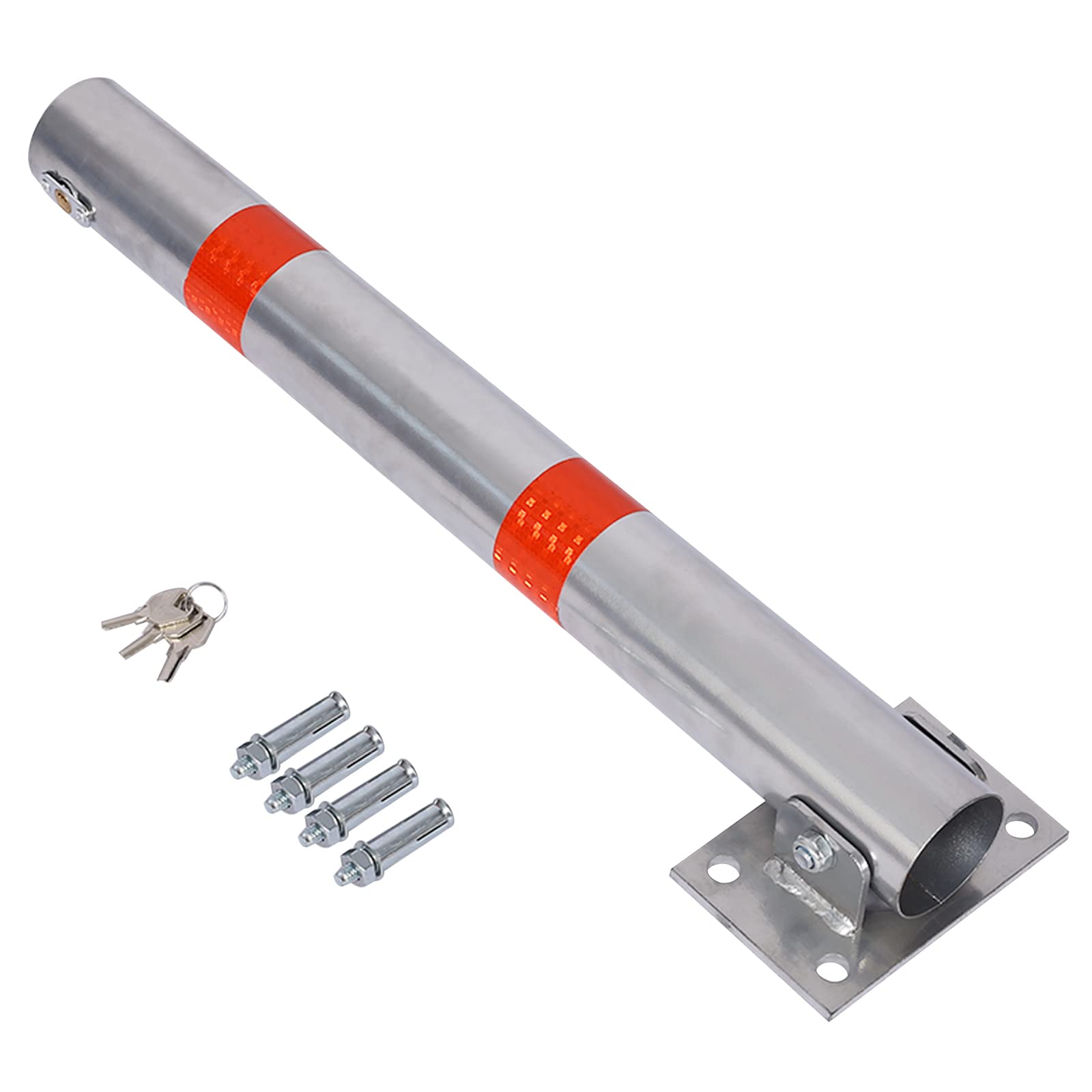 Steel Parking Bollard with Lock - 27.6