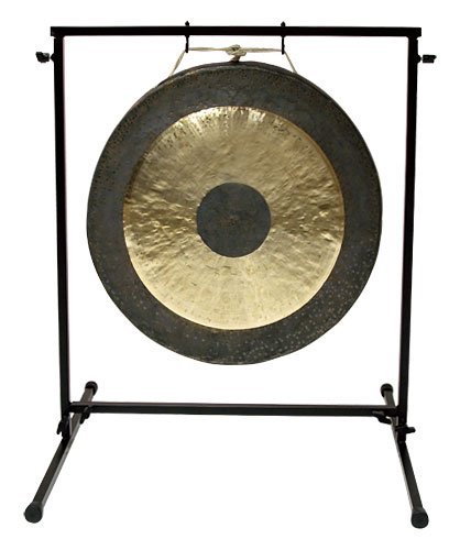Black Metal Gong Stand for 18