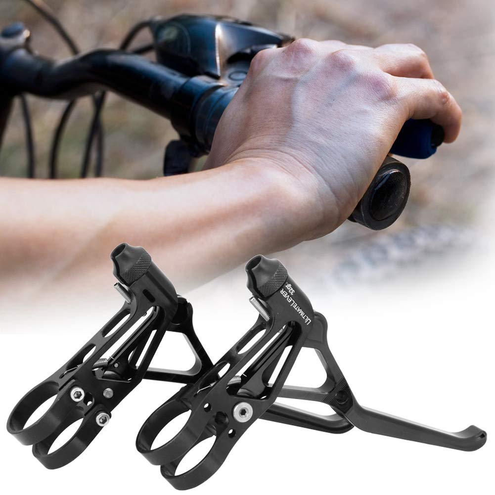 Keenso V Brake Handles - Premium Cycling Brake Levers for Folding Bikes & Road Bikes | Durable Bike Accessories & Spare Parts (Black) | Perfect for Commuting, Urban Riding & Bike Maintenance