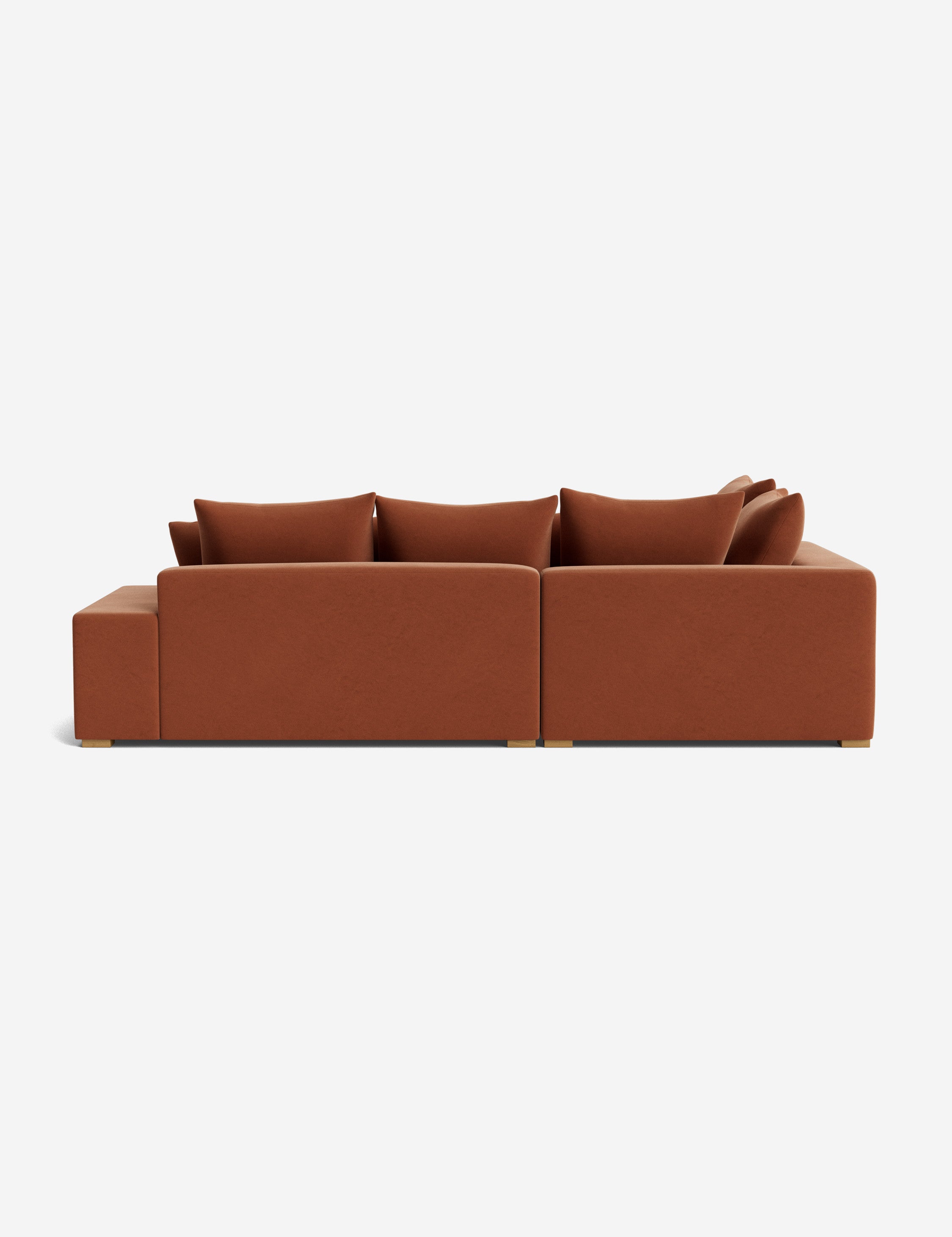 Stylish Clayton Sectional Sofa - Modern L-Shaped Couch for Living Room, Home Theater & Lounge Areas | Comfortable Fabric Upholstery & Spacious Seating
