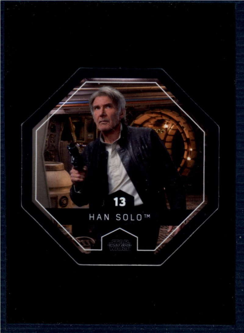 2017 Winn Dixie Star Wars Cosmic Shells #13 Han Solo Collectible Trading Card - Perfect for Star Wars Fans, Collectors & Display