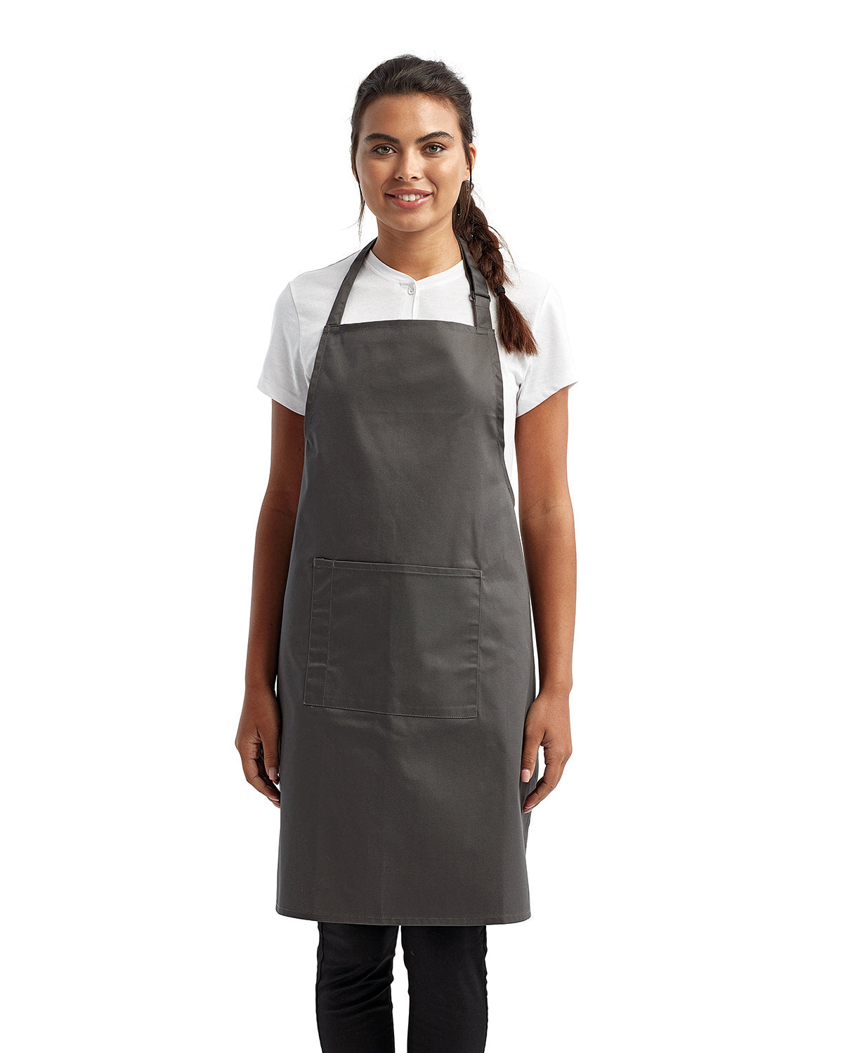 Reprime RP154 Unisex 'Colours' Recycled Bib Apron with Pocket - Eco-Friendly Kitchen & Craft Apron for Cooking, Baking, Gardening & DIY Projects