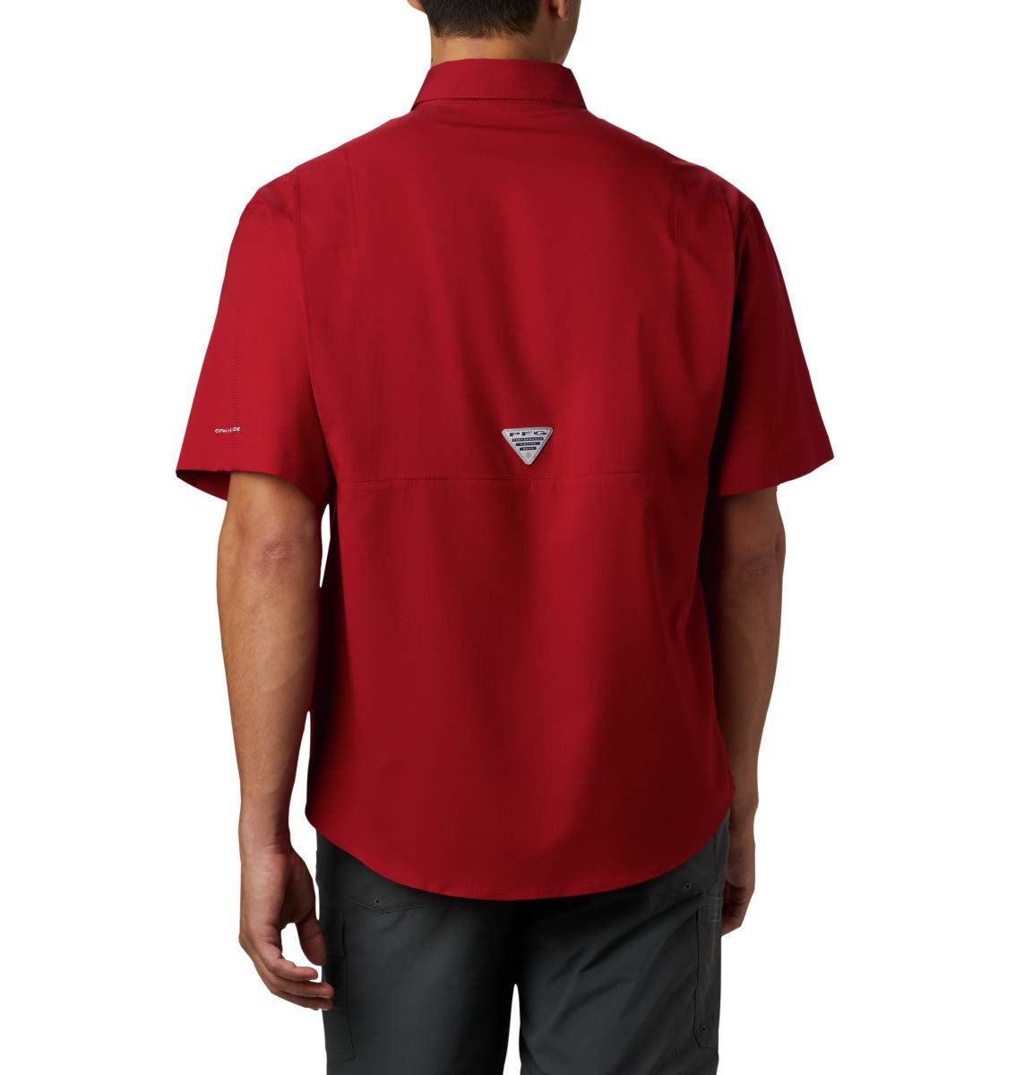 Columbia Men's Big & Tall Collegiate Tamiami Short Sleeve Button-Down Shirt - Casual Wear for Outdoor Activities & Summer Travel