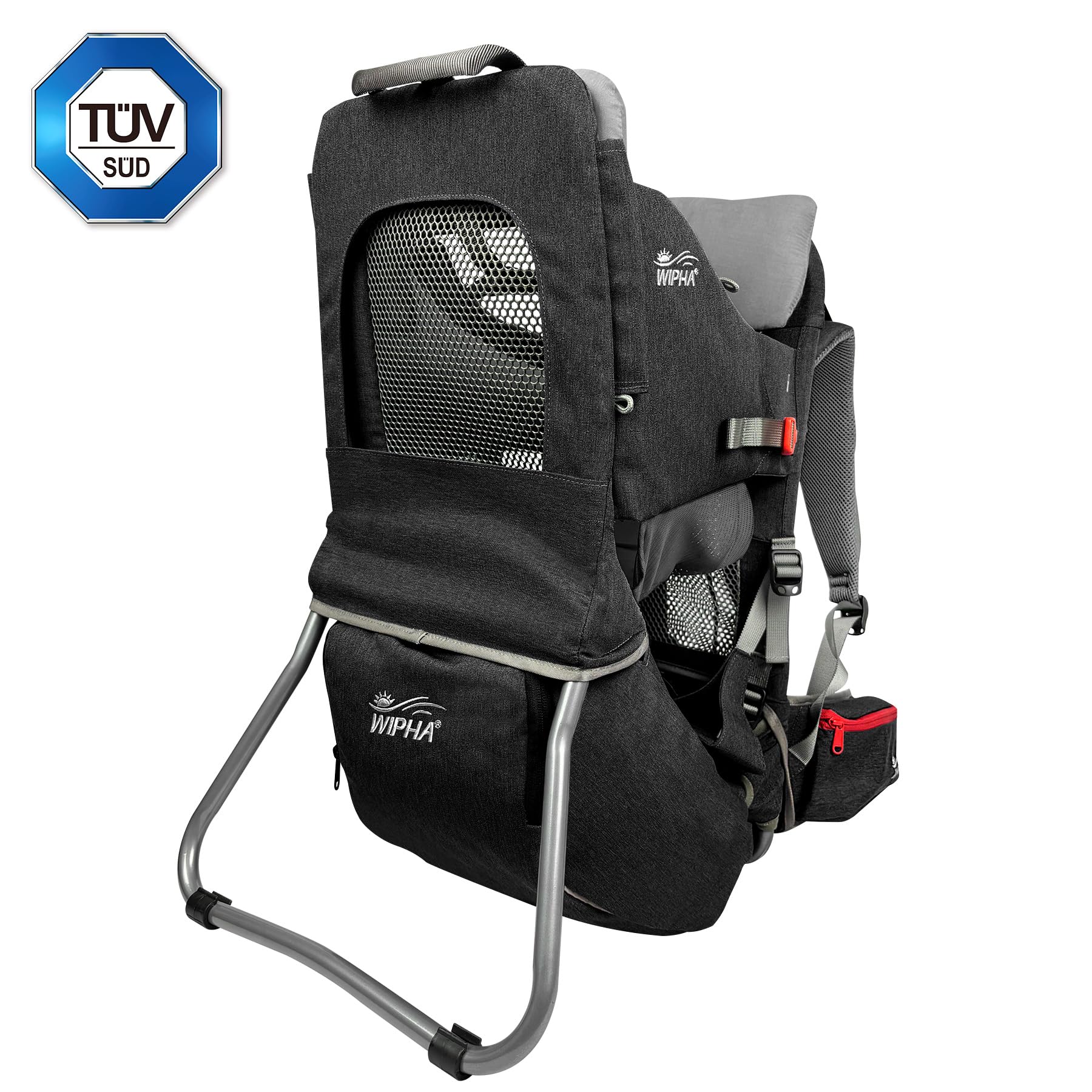 WIPHA Lightweight Baby Backpack Carrier for Women & Men - Ergonomic Infant Hiking Carrier with Large Storage - Breathable & Comfortable Toddler Carrier for Travel, Hiking, Shopping (0-3 Years)