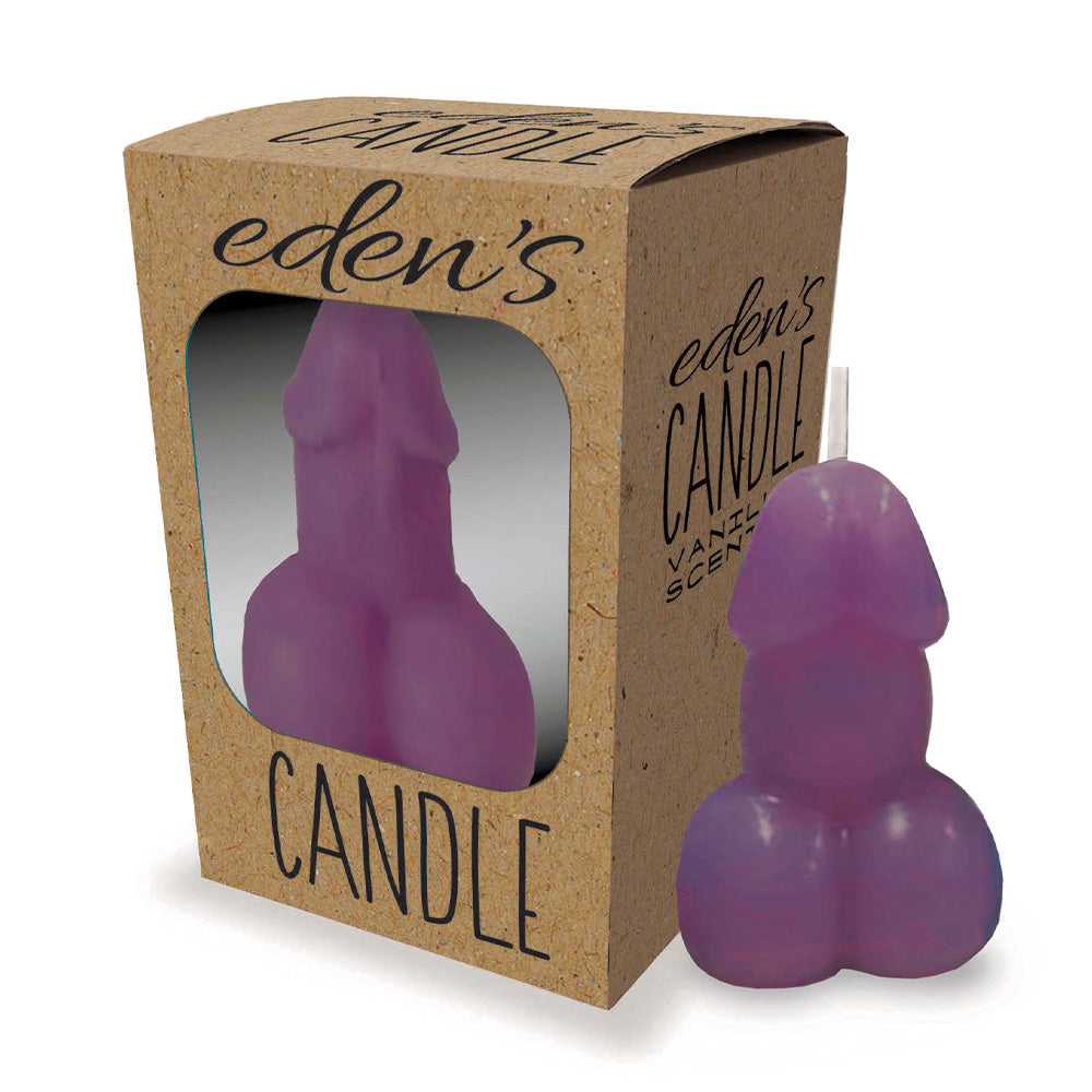 Eden's Vanilla Scented Penis Candle - Romantic Gift for Couples, Bachelorette Parties & Home Decor