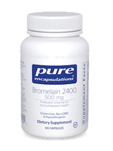 Bromelain 2400 GDU 500 mg Supplement - Natural Digestive Enzyme for Gut Health & Inflammation Relief - Supports Joint Pain, Digestion & Immune System - Perfect for Post-Workout Recovery & Dietary Wellness