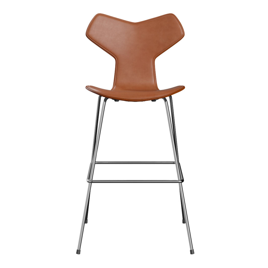 Premium Grand Prix Bar Stool 3139 - Colored Ash Wood with Front Upholstery - Perfect for Home Bars, Kitchen Islands & Modern Restaurants