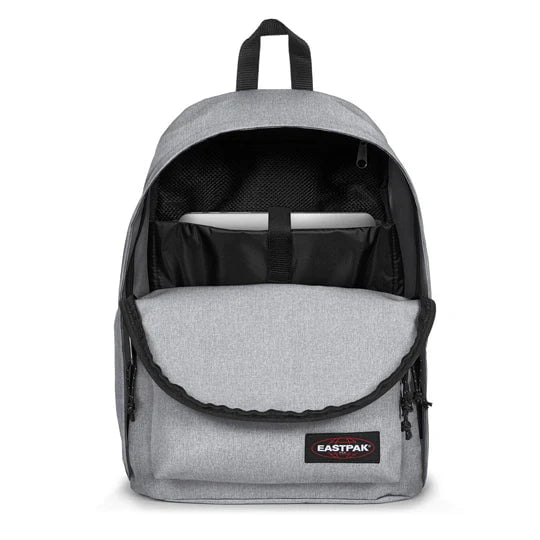 Eastpak Office Zippl'R Backpack - Lightweight Laptop Backpack for Work & Travel, Durable School Backpack with USB Charging Port, Water-Resistant College Backpack (Sunday Grey) - Perfect for Business Professionals, Students & Commuters