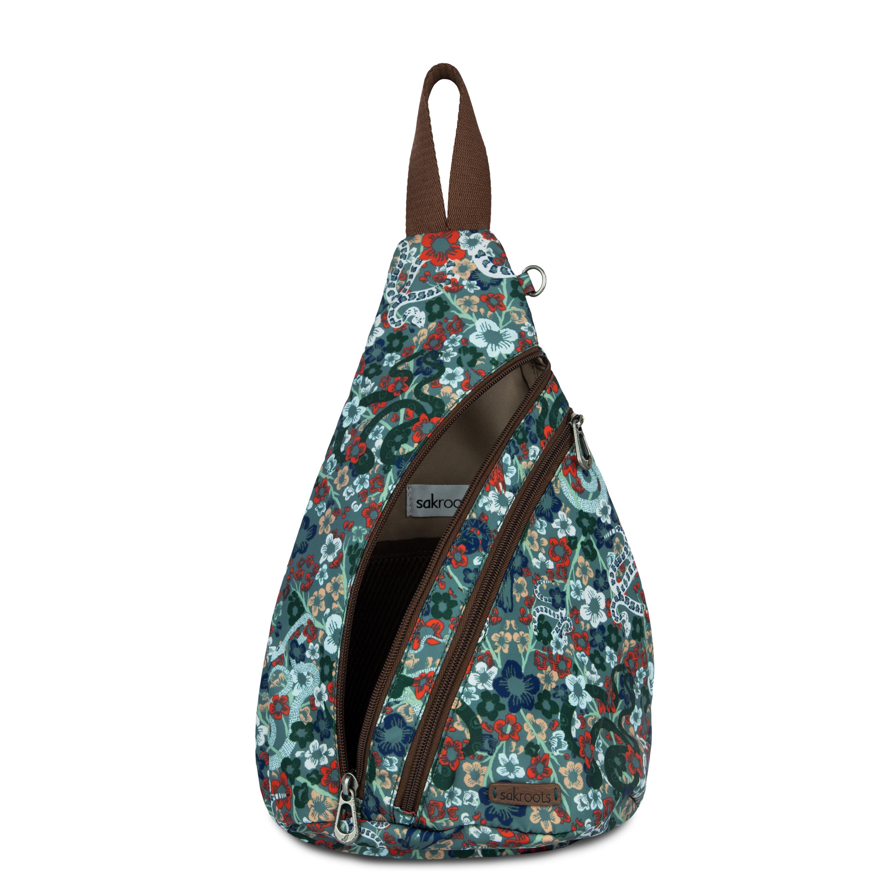 On The Go Sling Backpack - Lightweight Crossbody Travel Bag for Men & Women - Perfect for Hiking, Commuting & Everyday Use