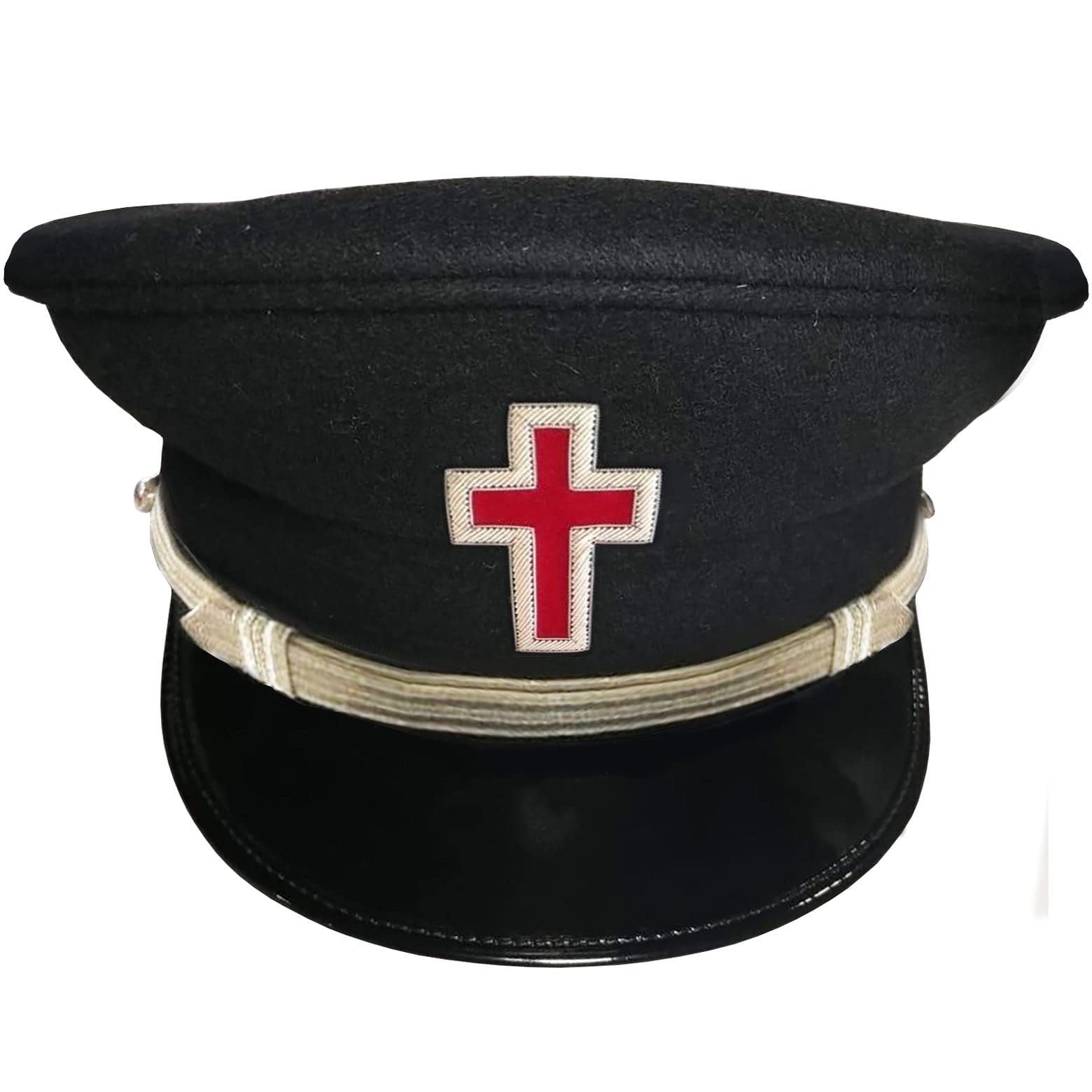 Knights Templar Military Dress & Fatigue Caps - Silver | Medieval Costume Accessories for Cosplay, LARP & Historical Reenactment