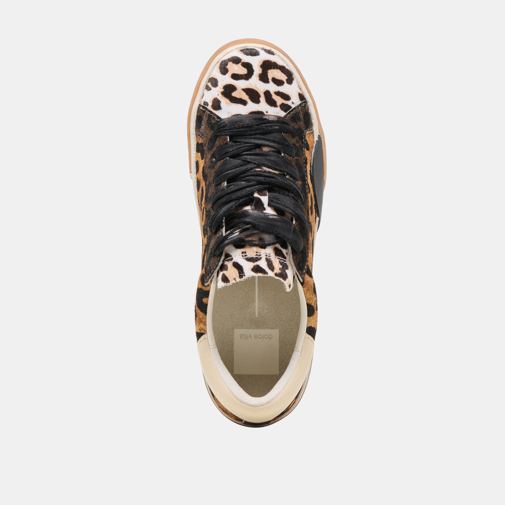 ZINA Women's Sneakers in Tan Multi Calf Hair - Stylish & Comfortable Casual Shoes for Everyday Wear, Walking, and Light Activities