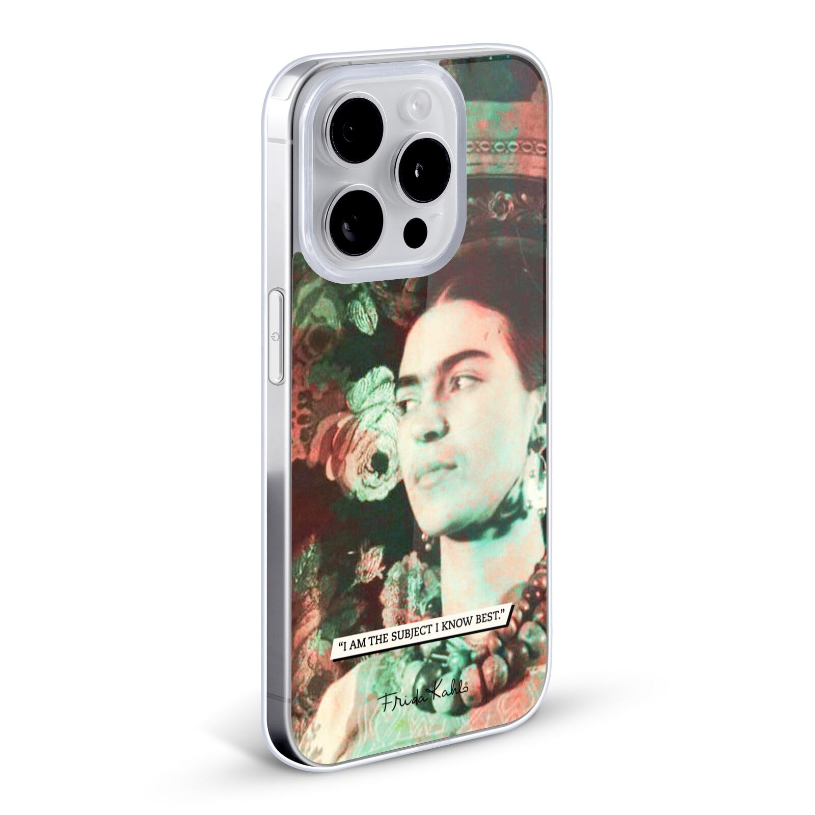 Official Frida Kahlo iPhone 13 Case - Licensed Art Print Soft Gel Cover with Inspirational Quotes | Perfect for Art Lovers, Students & Creative Professionals