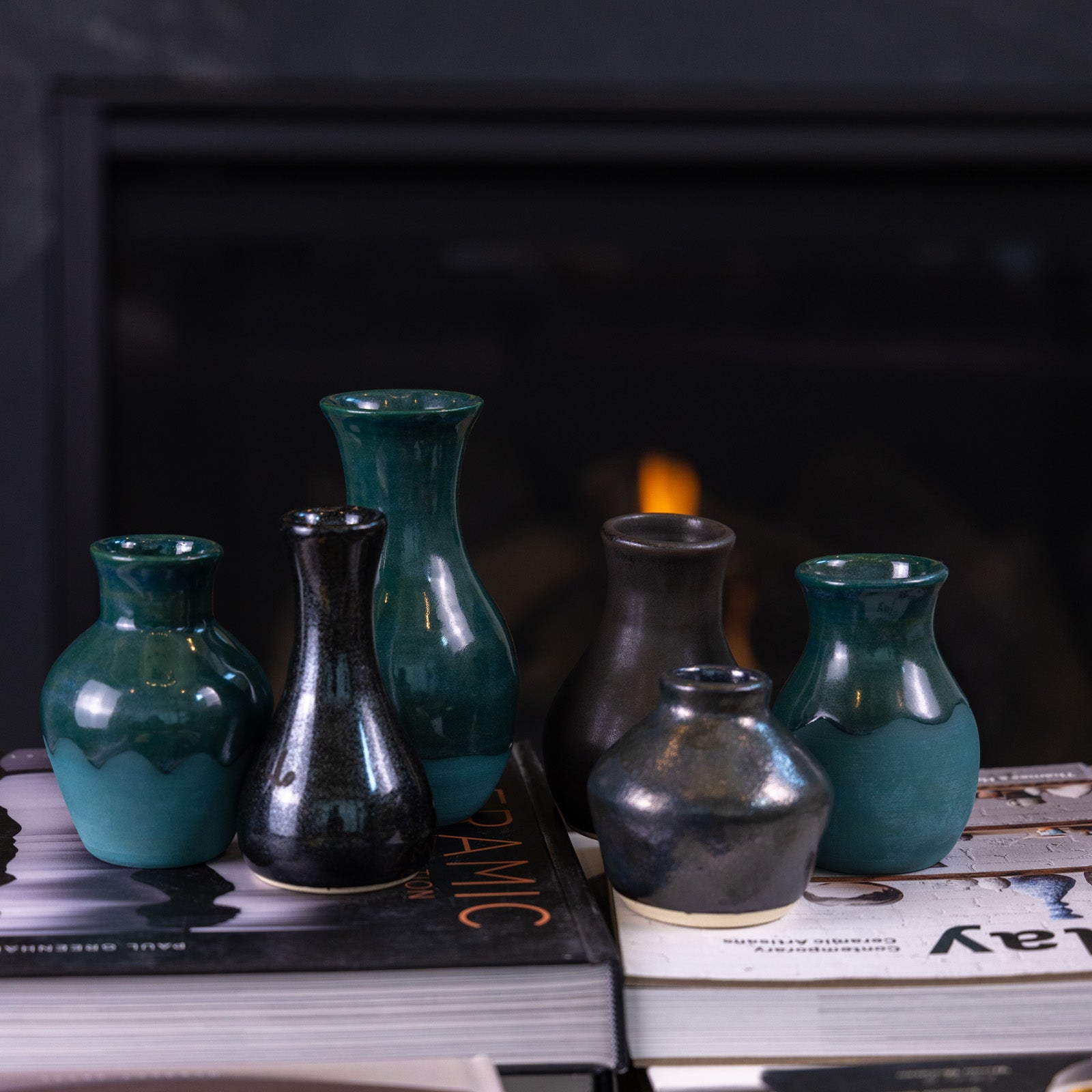 Small Decorative Stoneware Bud Vase - Handcrafted Pot #88 - Perfect for Home Décor, Wedding Centerpieces & Floral Arrangements