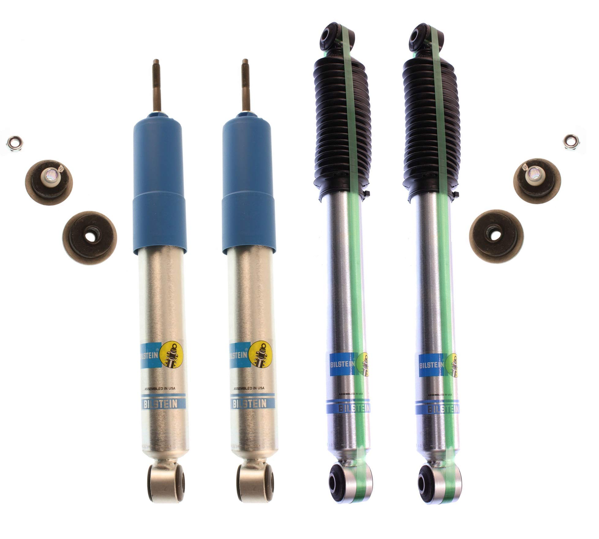 Bilstein B6 4600 Front & Rear Shock Absorbers Kit for 2003-2009 Hummer H2 Base Model - Off-Road Performance & Smooth Ride Upgrade