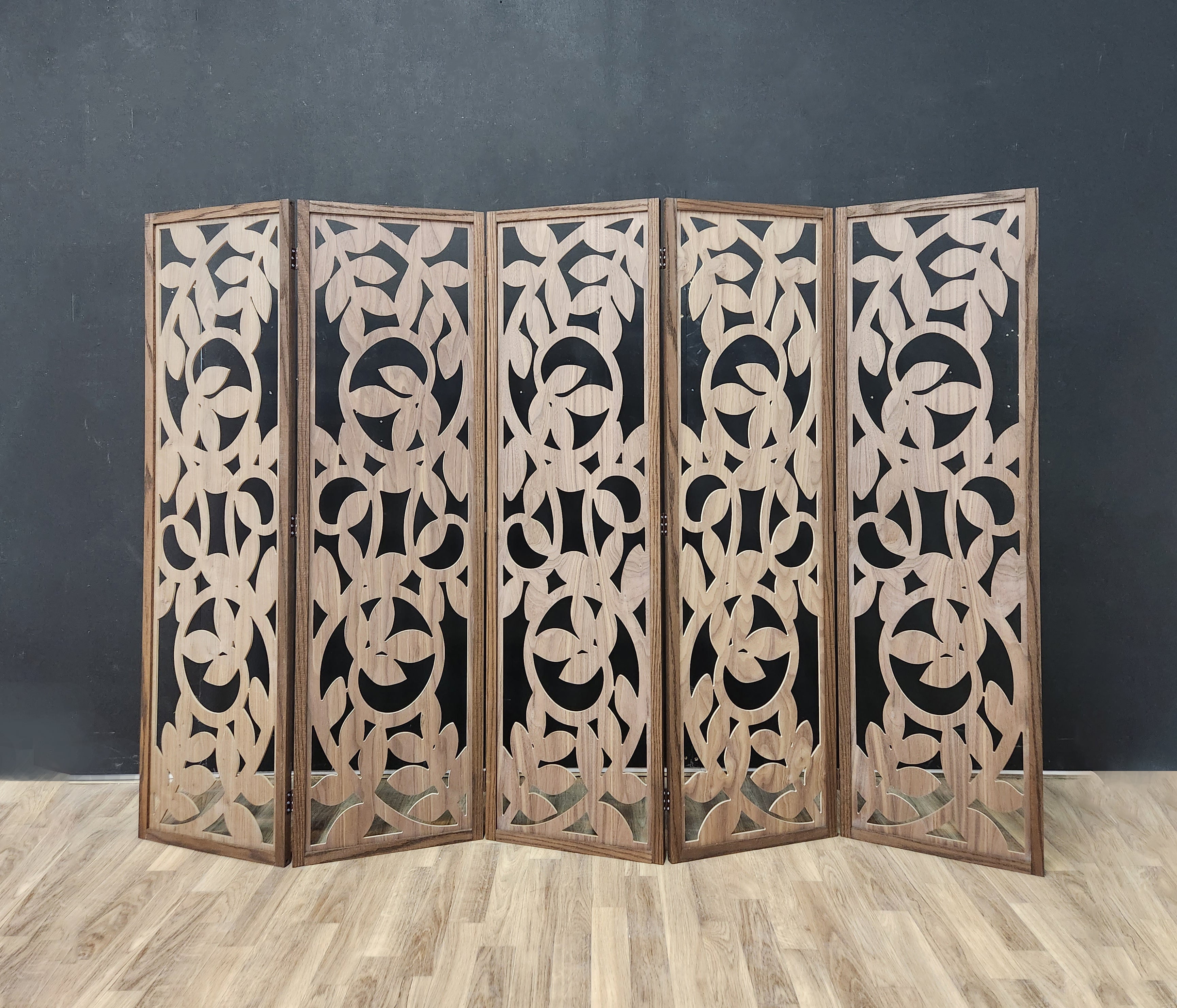 Stylish Folding Room Divider with Frame - Privacy Screen for Home, Office & Events - Perfect for Space Partition and Decoration