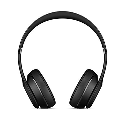 Beats Solo3 Wireless On-Ear Headphones - Black (Renewed) | Premium Sound Quality, Apple W1 Chip, 40-Hour Battery Life | Perfect for Workouts, Commuting & Travel