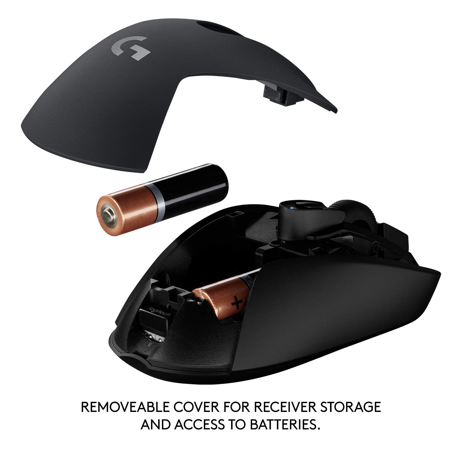 Logitech G603 LIGHTSPEED Wireless Gaming Mouse - Ergonomic Design, 12,000 DPI Sensor, Bluetooth & USB Connectivity for PC, Mac, Laptop - Perfect for FPS, MOBA & Esports Gaming