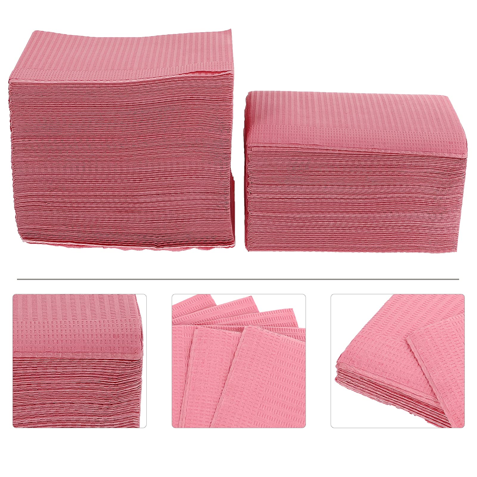 Healifty 125Pcs Disposable Dental Bibs & Tattoo Table Covers - Waterproof Patient Bibs for Dental, Tattoo & Piercing Procedures - Ideal for Clinics, Salons & Medical Offices